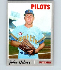   1970 TOPPS BASEBALL #393 JOHN GELNAR              NRMT   GQ