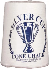 Silver Cup Billiard/Pool Cone Chalk, White
