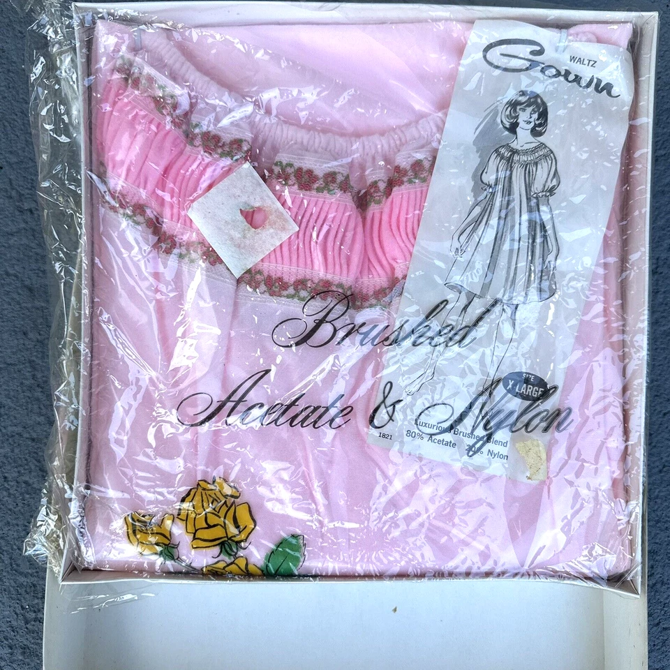 Vestido lencería vintage vestido de noche talla XL Cottagecore SISSY Foto 3 de 4