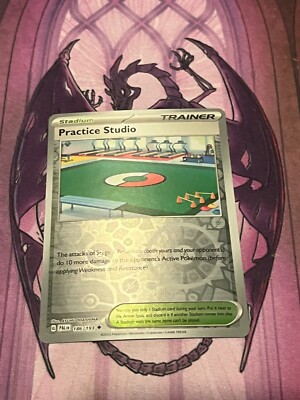 Practice Studio 186/193 Paldea Evolved Pokemon Reverse Holo Foil Nice!