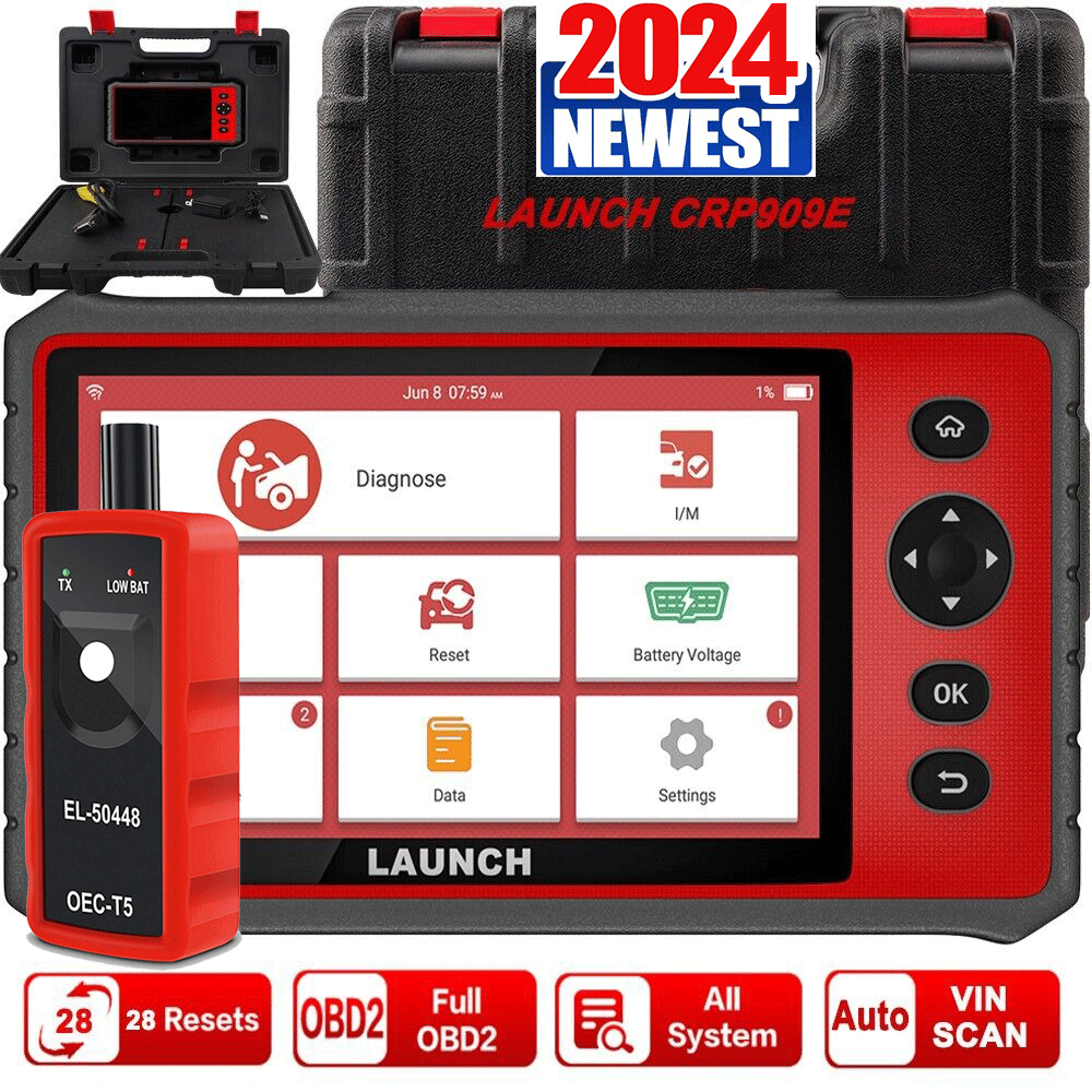 LAUNCH X431 CRP909E Pro OBD2 Scanner Full System Diagnostic Tool Key