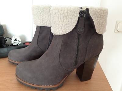 Tom Tailor Halbstiefel, hellgrau, Größe 38