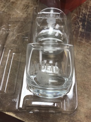 Jim Beam Whiskey Cocktail Glasses Set Of 2