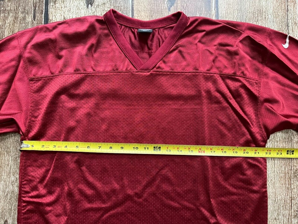 VINTAGE NIKE TEAMS FOOTBALL JERSEY BLANK WASHINGTON NFL COLORS MENS