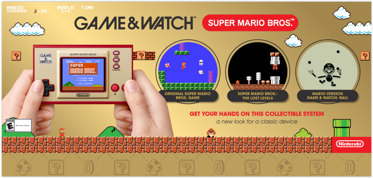 NIB Nintendo GAME & WATCH Super Mario Bros Handheld | eBay