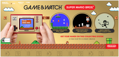 NIB Nintendo GAME & WATCH Super Mario Bros Handheld | eBay
