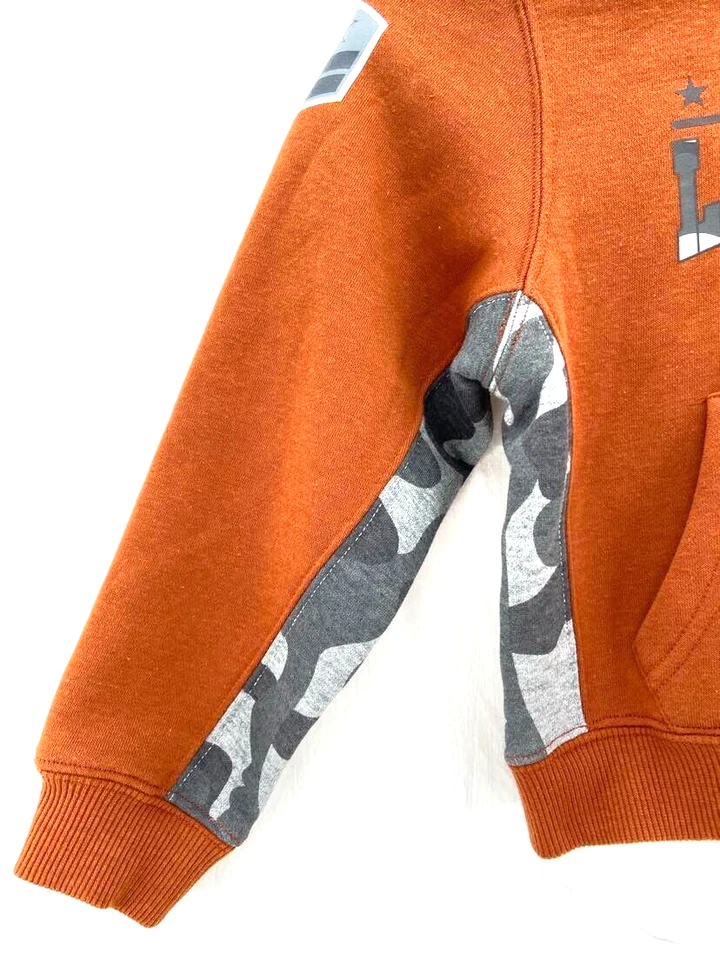 NEW Texas Longhorns Colosseum OHT Burnt Orange Camo Hoodie Sweatshirt Toddler 3T - Image 4 of 4