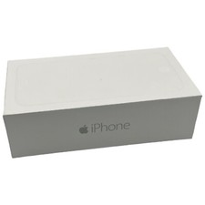 BOX ONLY Apple iPhone 6 128 gb Silver Original OEM Empty Retail No Accessories