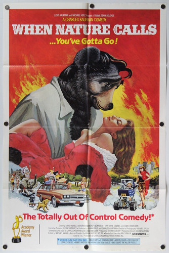 When Nature Calls 1985 Original Movie Poster 27" x 41"