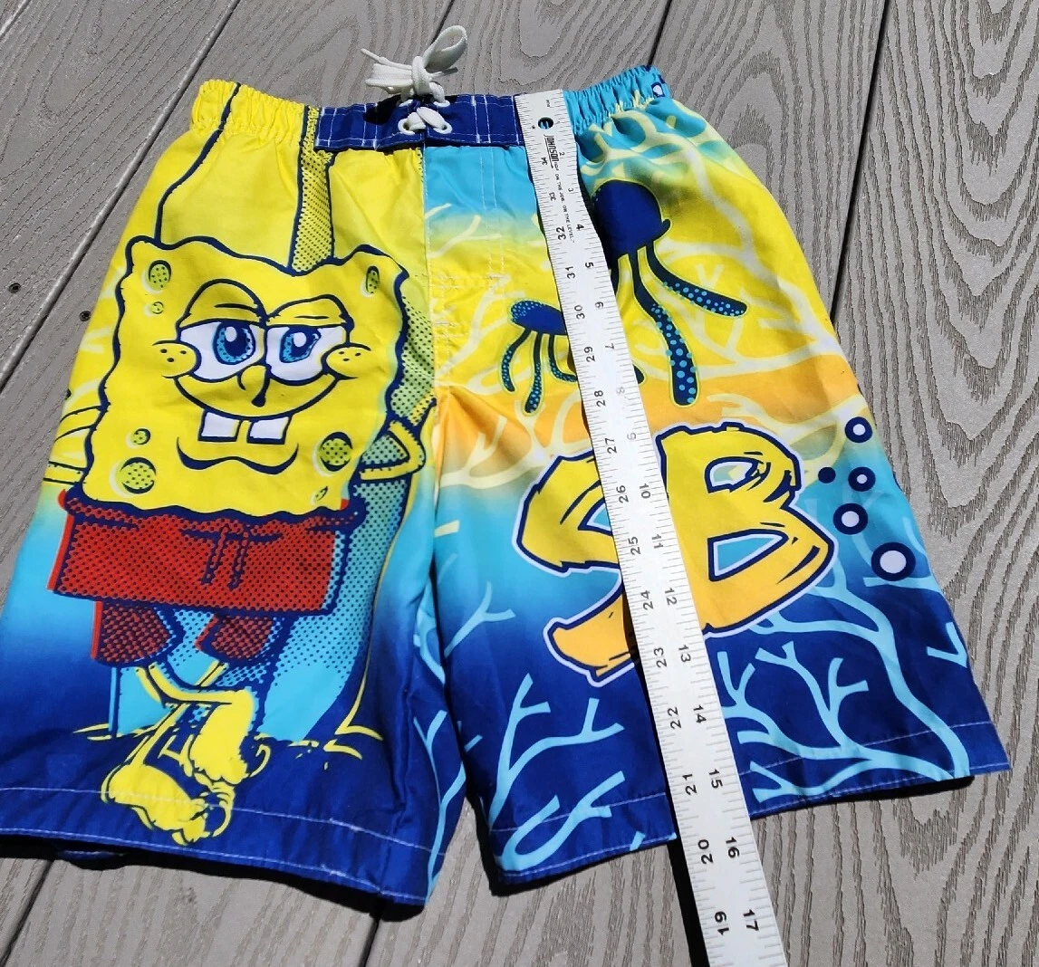 Mens spongebob deals swim trunks