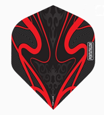 PENTATHLON LUX-Tdp RED Standard Dart Fights - 100 Micron - 5 sets 15 flights