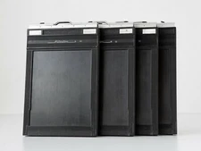 Lot of 4 Riteway by Graflex 4x5 Cut Film Holders