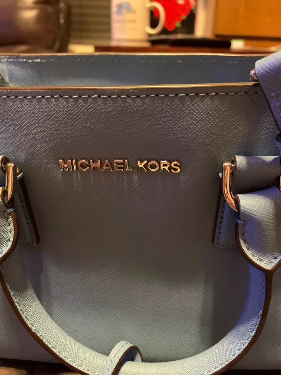 Blue Michael Kors Purse