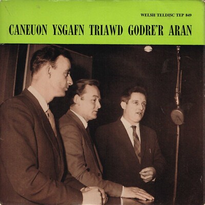 Caneuon Ysgafn Triawd Godre'r Aran-Welsh Vinyl EP (Teldisc TEP 849, 1965) VG+