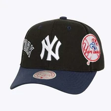 Mens Mitchell & Ness MLB OVERBITE PRO SNAPBACK YANKEES