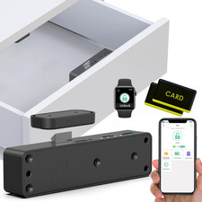 Smart Cabinet Lock,Bluetooth RFID Drawer Locks Baby Proofing,No Drill Hidden Cab