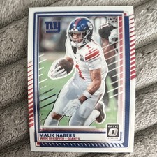 Panini Donruss Optic Malik Nabers #182 Giants NFL 2025 