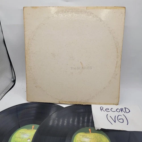 THE BEATLES White Album Vinyl LP self titled Apple Records VG