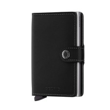 Secrid Men's Most Iconic Miniwallet Black Genuine Leather, with RFID Protection