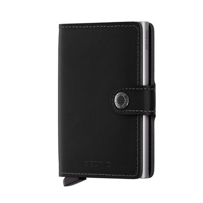 Secrid Men's Most Iconic Miniwallet Black Genuine Leather, with RFID Protection