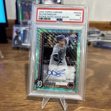 2025 Topps Chrome Update Series - Rookie Debut Autographs Dillon Dingler...