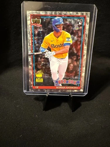 2026 TOPPS - ROMAN ANTHONY RC GOLD CUP CRACKLE FOIL ROOKIE CARD #T91-71