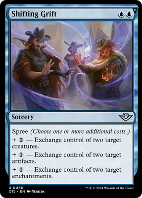 Shifting Grift [Outlaws of Thunder Junction] Near Mint MTG