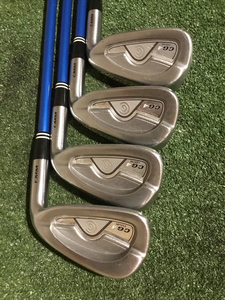 Cleveland CG4 Tour CMM Irons Set (3-PW) Stiff Grafalloy ProLaunch Blue Graphite - Image 4 of 4