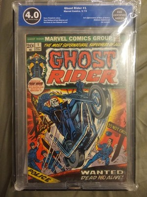 Ghost Rider #1 (Marvel Comics September 1973) EGS 4 graded 