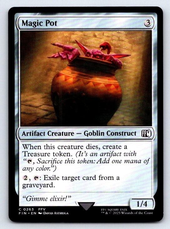 Magic Pot 263 Common FINAL FANTASY Magic: The Gathering Lightly Played
