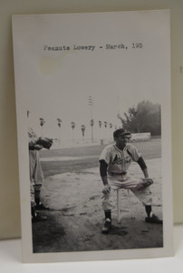 1950's Peanuts Lowery  Cards 5 3/5" x 2 3/4" Type 1 Photo Spring Training