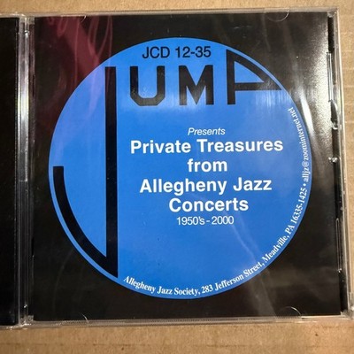 Allegheny Jazz Society   Private Treasures Jazz CD 1950s-2000 Jump Records