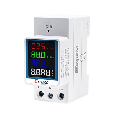 Multi-Function Energy Meter Color Digital - multi-color 