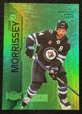 Josh Morrissey 2023-24 Metal Universe Hockey PMG Green Precious Gems /10 #54