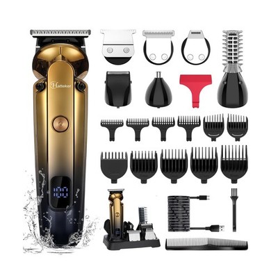 Hatteker Men's Beard Trimmer Kit Electric Razor Shaver Professional... Fast Ship