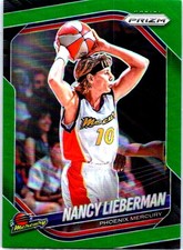 2025 Panini Prizm WNBA #34 Nancy Lieberman Green Prizms