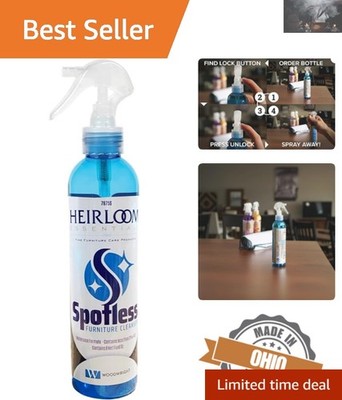 Effortless 8oz Furniture & Glass Cleaner   Streak-Free Water-Based Solution