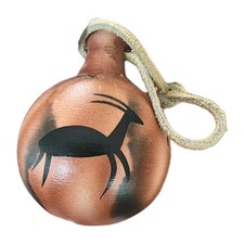 Zion National Park Handpainted Gourd Ornament Antelope Southwest Folk Art Rustic