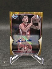 Laurne Betts Bowman 2022/23 Gold Lava /50 #49 Auto