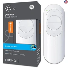 GE CYNC Bluetooth Enabled, Battery Powered Dimmer Remote for Cync Smart Plug,