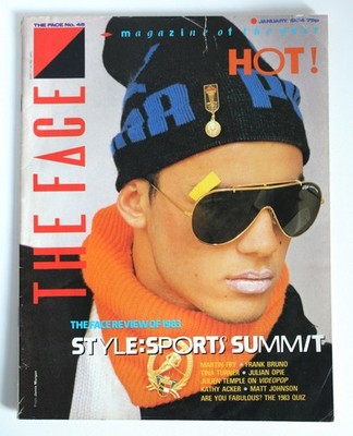 THE FACE MAGAZINE January 1984 Issue 45 Martin Fry Julian Cope Tina Turner