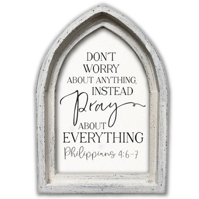 Hand Made Framed Print ''Don't Worry About Anything'' Home, Patio Decor