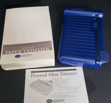 Creative Memories Personal Paper Trimmer Cutter 7" Blue