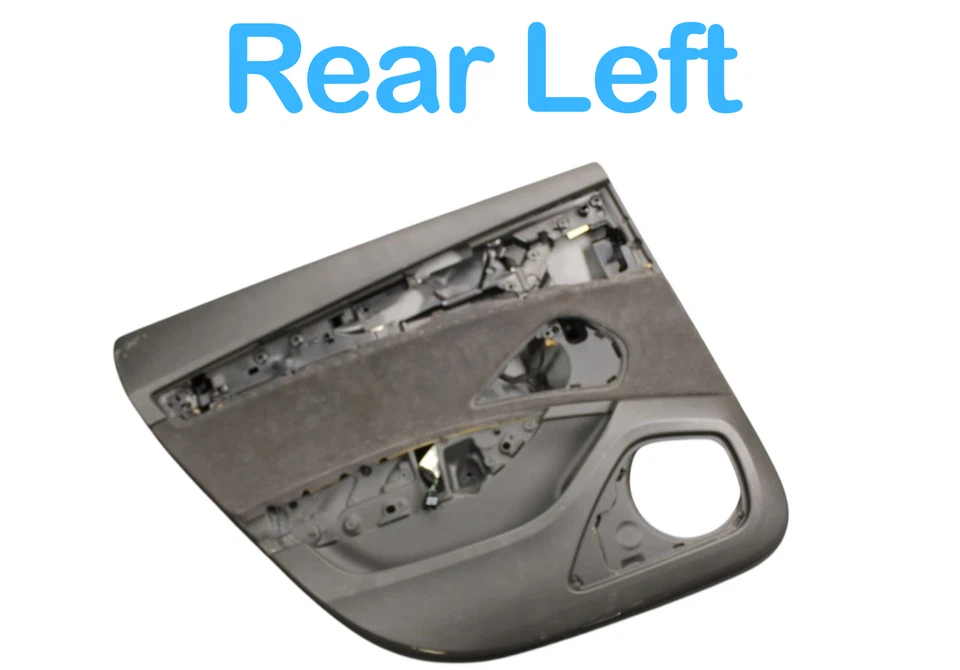 11-18 Audi A8 A8 Quattro Trasero Izquierdo Lado del Conductor Interior Panel Moldura Fabricante Original Foto 3 de 4