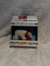 2003 Steiff Polar Teddy Bear Ornament