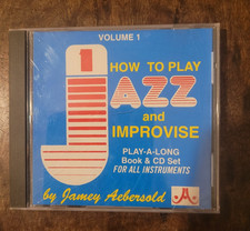 CD How to play Jazz and improvise by Jamey Aebersold - Volume 1