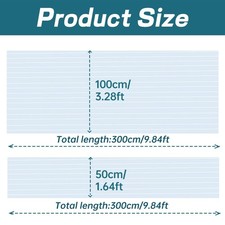 20M Long Impact Clear Polycarbonate Roofing 1.2mm Sheets Panels - UV Protected
