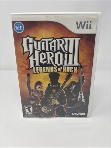 Guitar Hero 3 III Legends of Rock - Nintendo Wii - Complete Tested Working