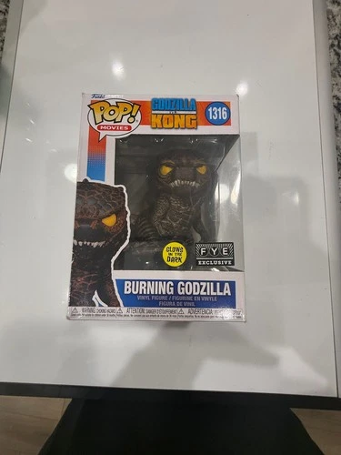 Funko Pop! Movies: Godzilla vs. Kong - Burning Godzilla #1316 FYE