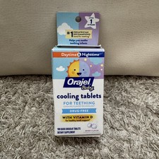 Orajel Tabletki chłodzące dla niemowląt na ząbkowanie dzień / noc 100 sztuk EXP 10/2026